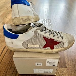 GOLDEN GOOSE SUPER-STAR LOW TOP SNEAKER SIZE 7 40 EUR (MEN)